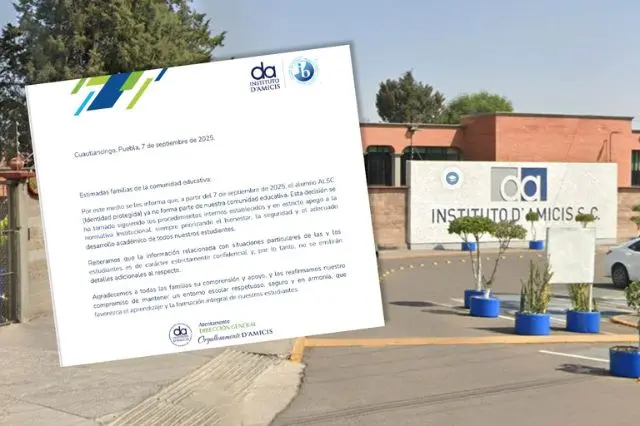 Instituto D’Amicis da de baja a alumno acusado de feminicidio tras presión de padres de familia