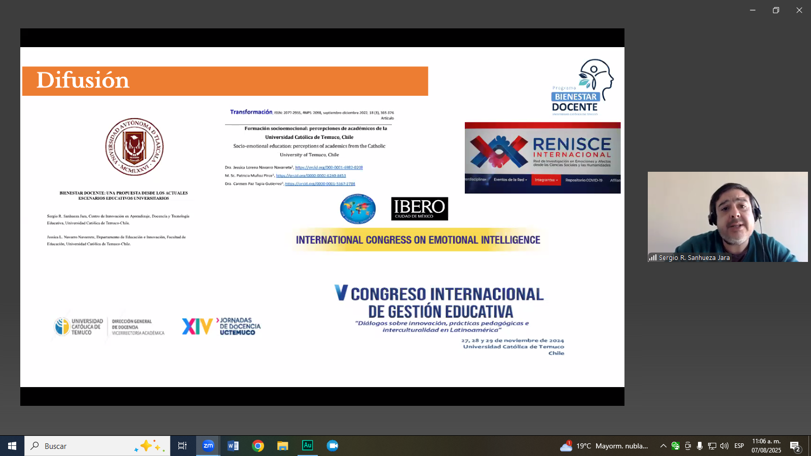 UATx fortalece la experiencia educativa con Programa de Bienestar Docente desde Chile