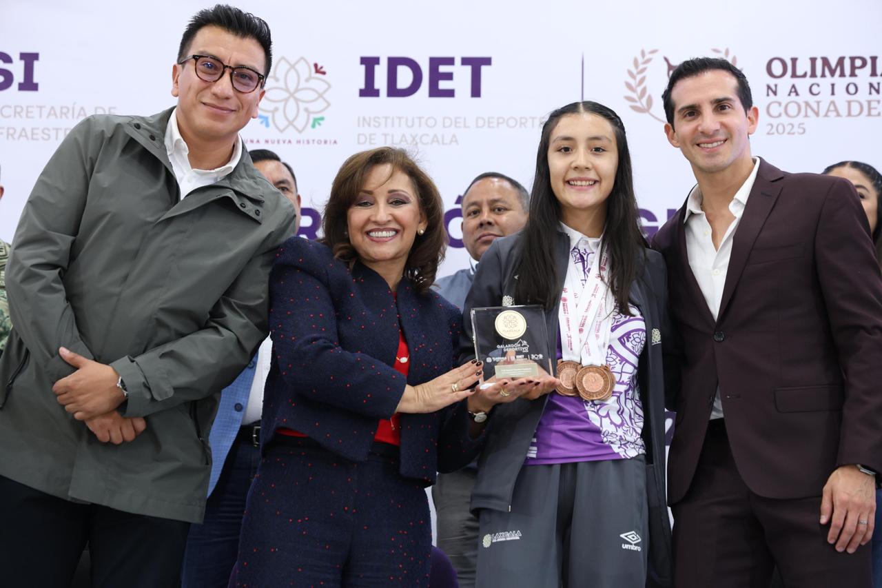 Foto: Cortesía Tlaxcala invierte mil 100 mdp en deporte y celebra récord en Olimpiada 2025