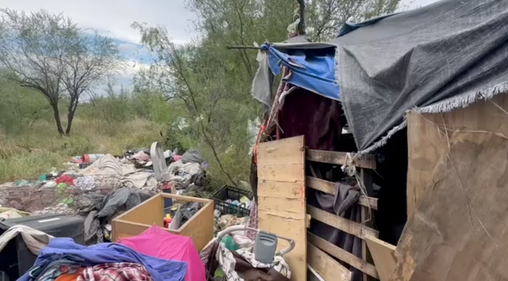 Foto: Cortesía Bebé de un mes es rescatado de incendio en vivienda precaria en Escobedo