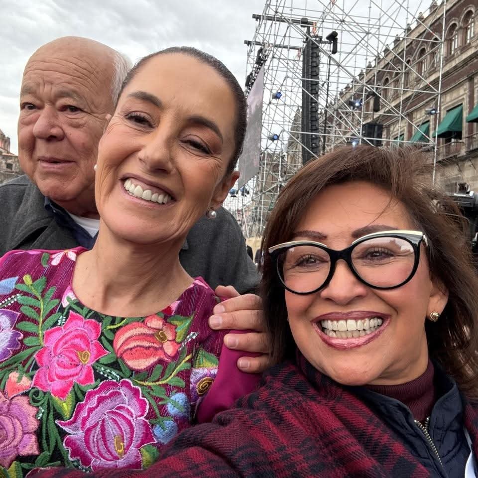Foto: Especial  Celebra Lorena Cuéllar primeros 100 días de gobierno con Claudia Sheinbaum