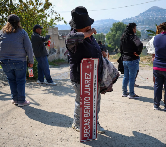 Foto: Cortesía Vecinos de Tultitlán rechazan el cambio de nombre de sus colonias a “La Cuarta Transformación”