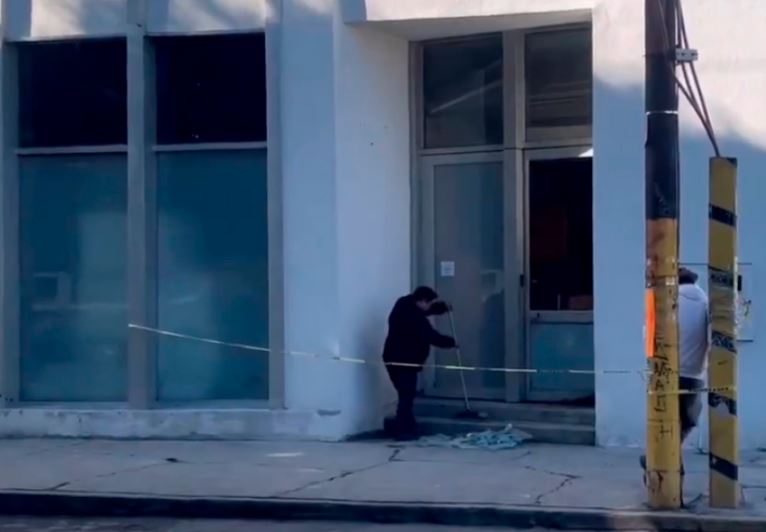 Foto: Cortesía Cristalazo en BBVA en Puebla: daños sin robo en sucursal de Humboldt
