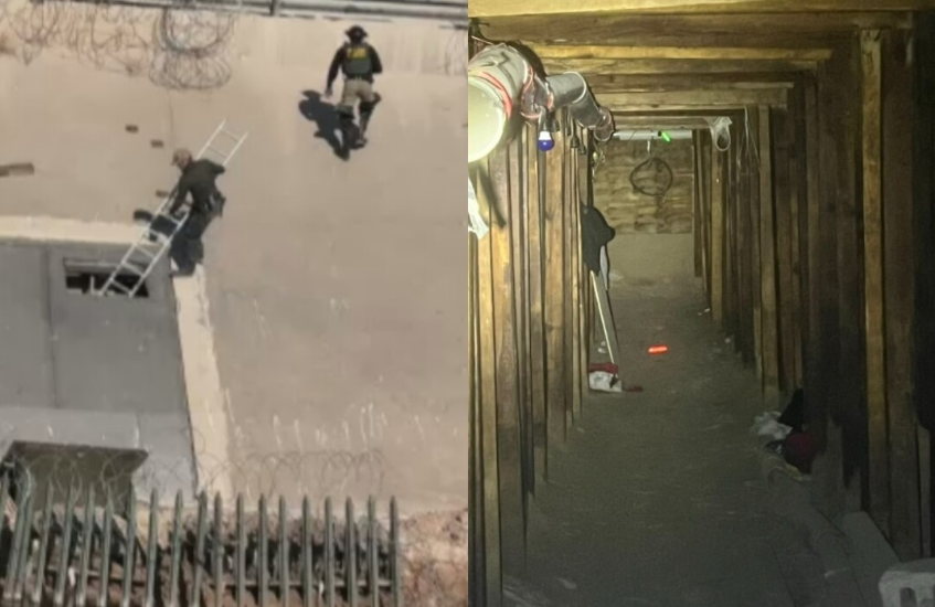 Foto: Cortesía Descubren túnel clandestino entre Chihuahua y Texas promovido en redes sociales