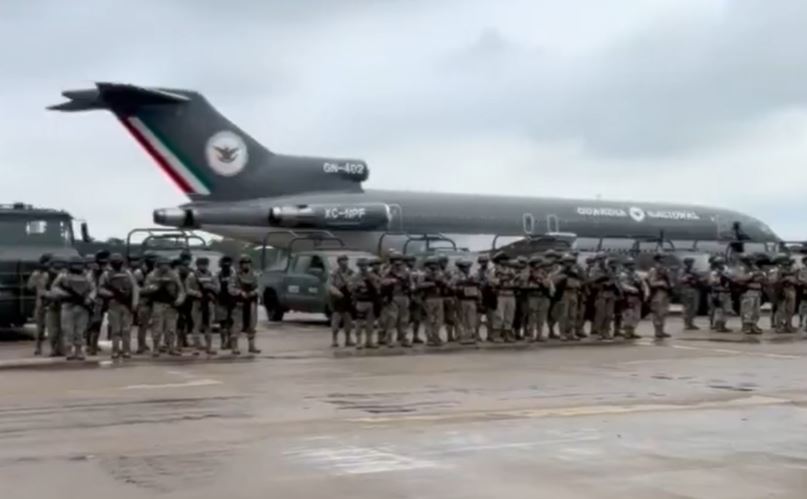 Foto: Cortesía Llegan 180 elementos del Ejército a Tabasco para combatir la violencia