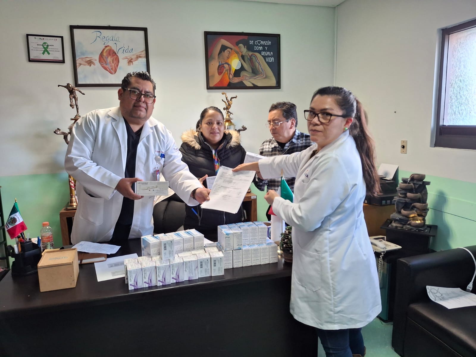 Foto: Cortesía Tlaxcala mejora atención médica con entrega de insumos a 12 hospitales