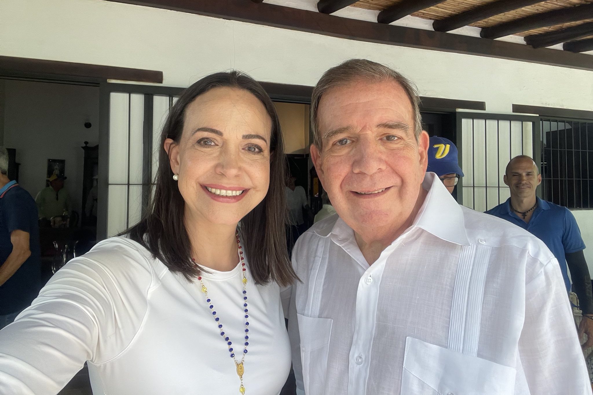 Foto: Cortesía María Corina Machado llama a apoyar a Edmundo González en su visita a Guatemala