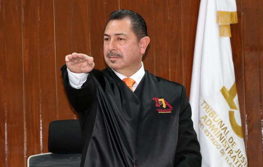Foto: Cortesía Toma de protesta en el TJA de Tlaxcala: Manuel Vázquez Conchas liderará el periodo 2025-2027