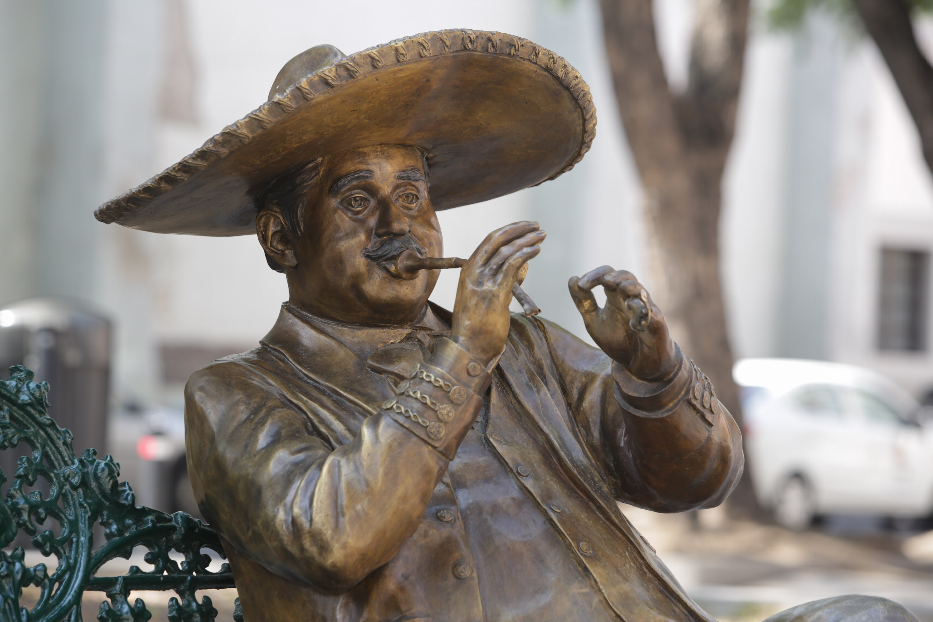 Foto: Cortesía Vandalismo Afecta Esculturas del Corredor 5 de Mayo en Puebla