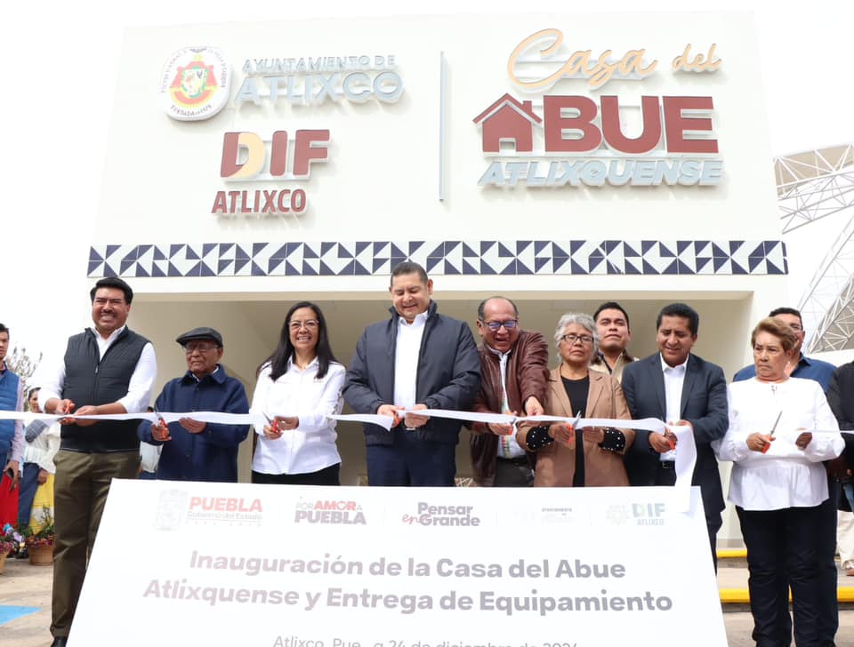 Foto: Cortesía Inauguran la Casa del Abue Atlixquense: Un Refugio de Bienestar para los Adultos Mayores