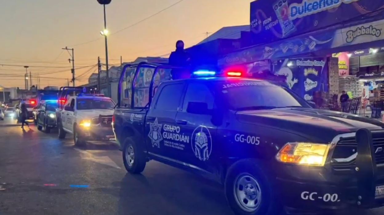 Foto: Cortesía SSC Puebla refuerza la seguridad en la Central de Abasto con operativo clave