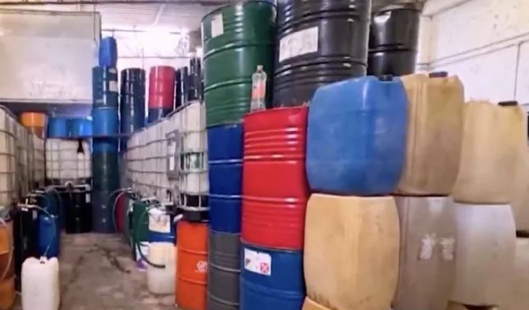 Foto: Cortesía Desmantelan bodega de huachicol en CDMX y detienen a presunto responsable