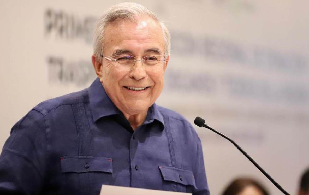 Foto: Cortesía Gobernador Rubén Rocha asegura que en Sinaloa viven “perfectamente bien”