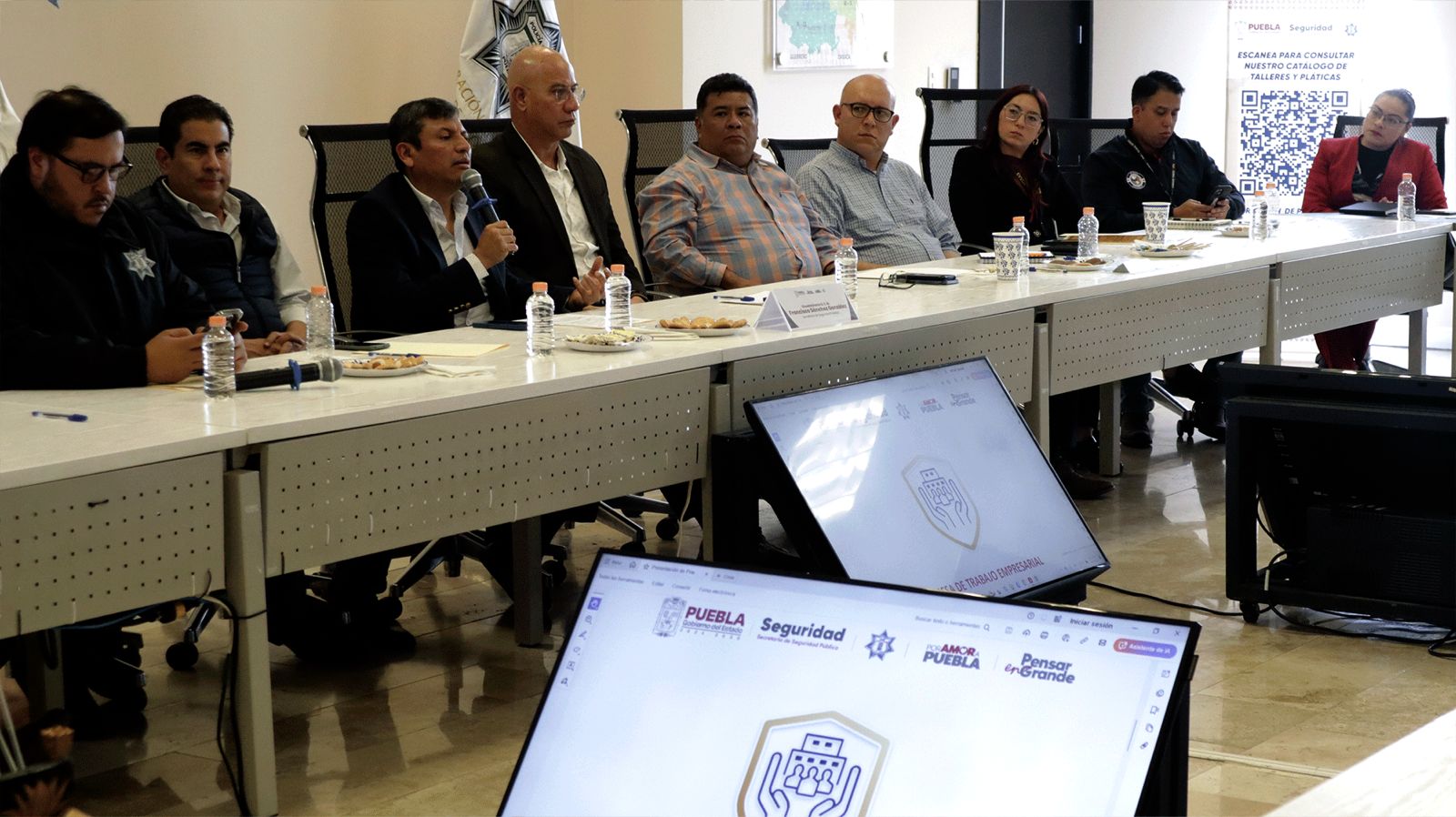 Comunicado oficial Suma esfuerzos Gobierno de Puebla con empresarios en materia de seguridad