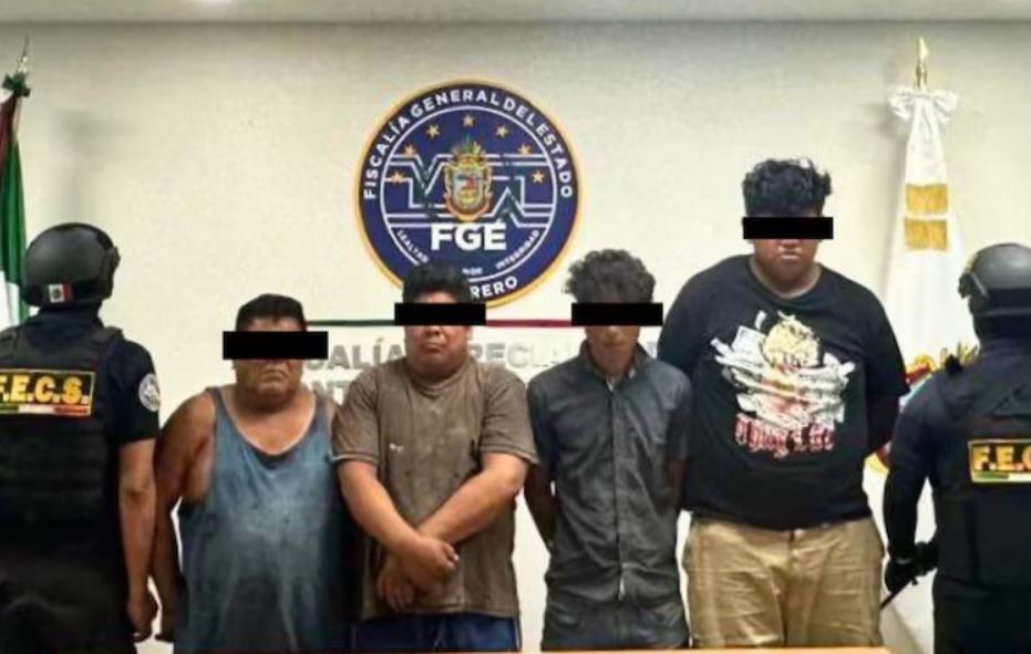 Foto: Cortesía Detienen a miembros del CJNG-CIDA por extorsión en Acapulco: 5 arrestados