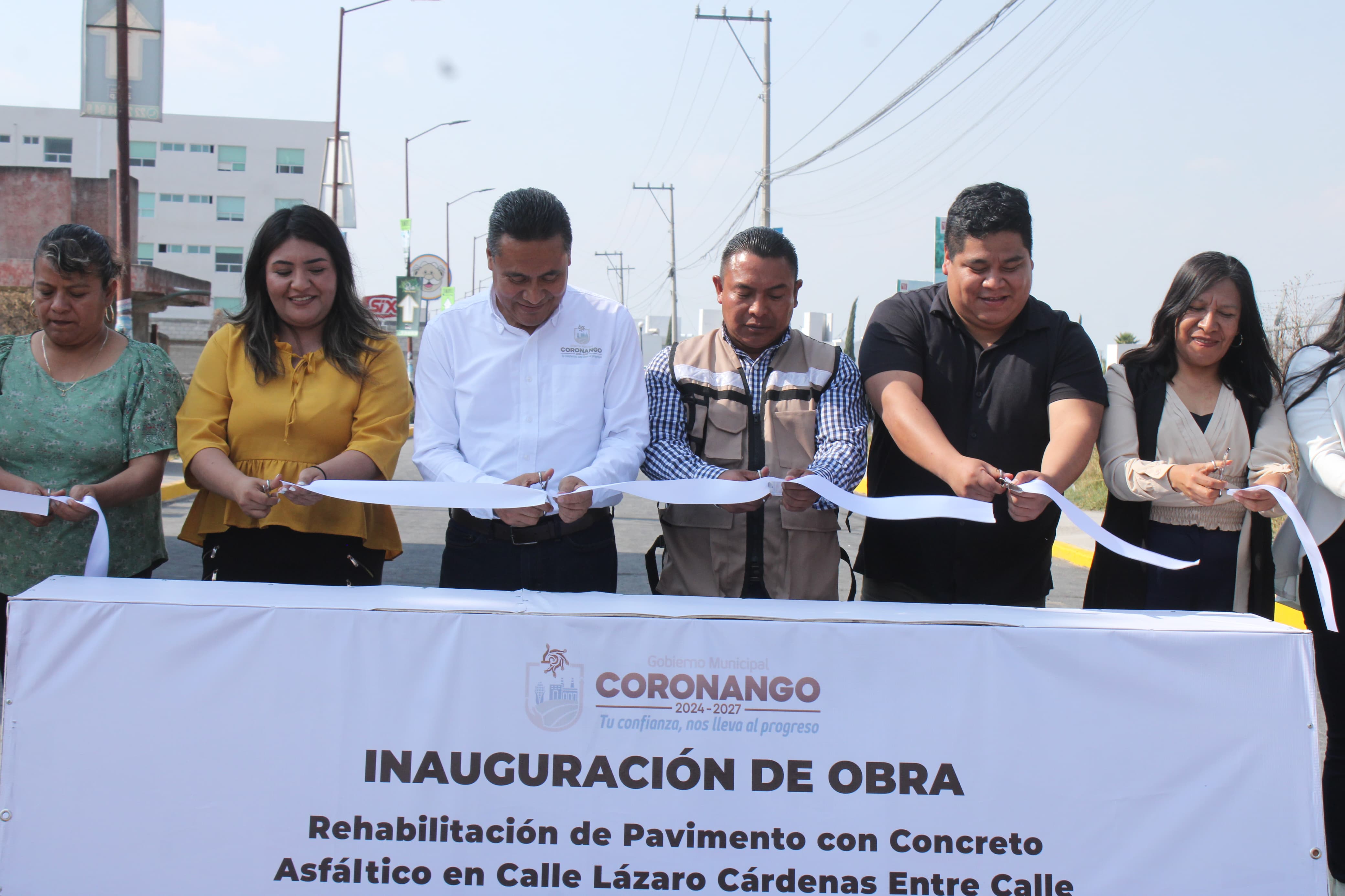 Armando Aguirre Inaugura rehabilitación de importante vialidad en Misiones de San Francisco
