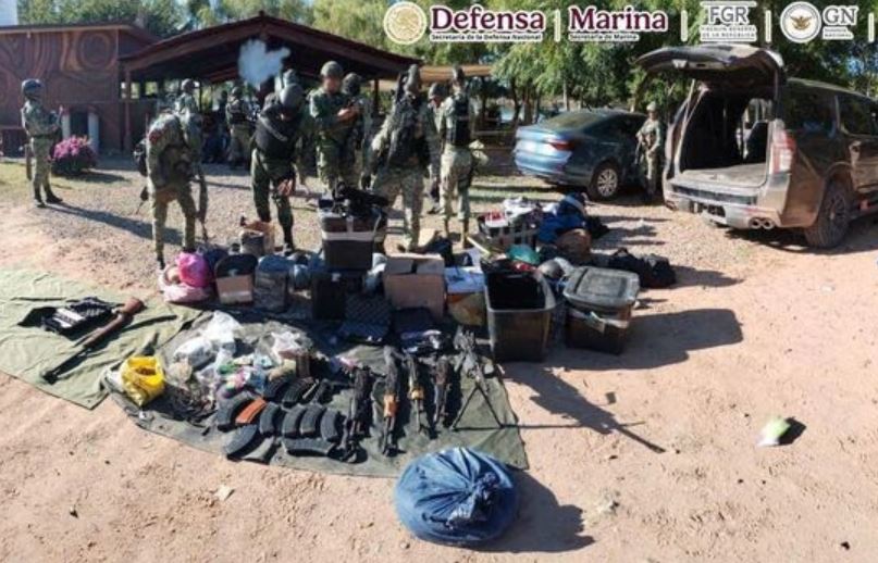 Foto: Cortesía Operativo en Mazatlán: tres detenidos con armas y equipo táctico