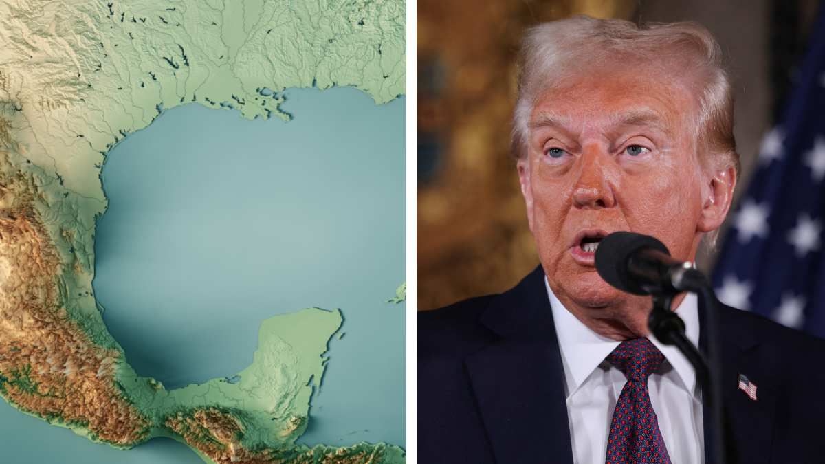Foto: Cortesía Trump propone cambiar el nombre del Golfo de México por el Golfo de América