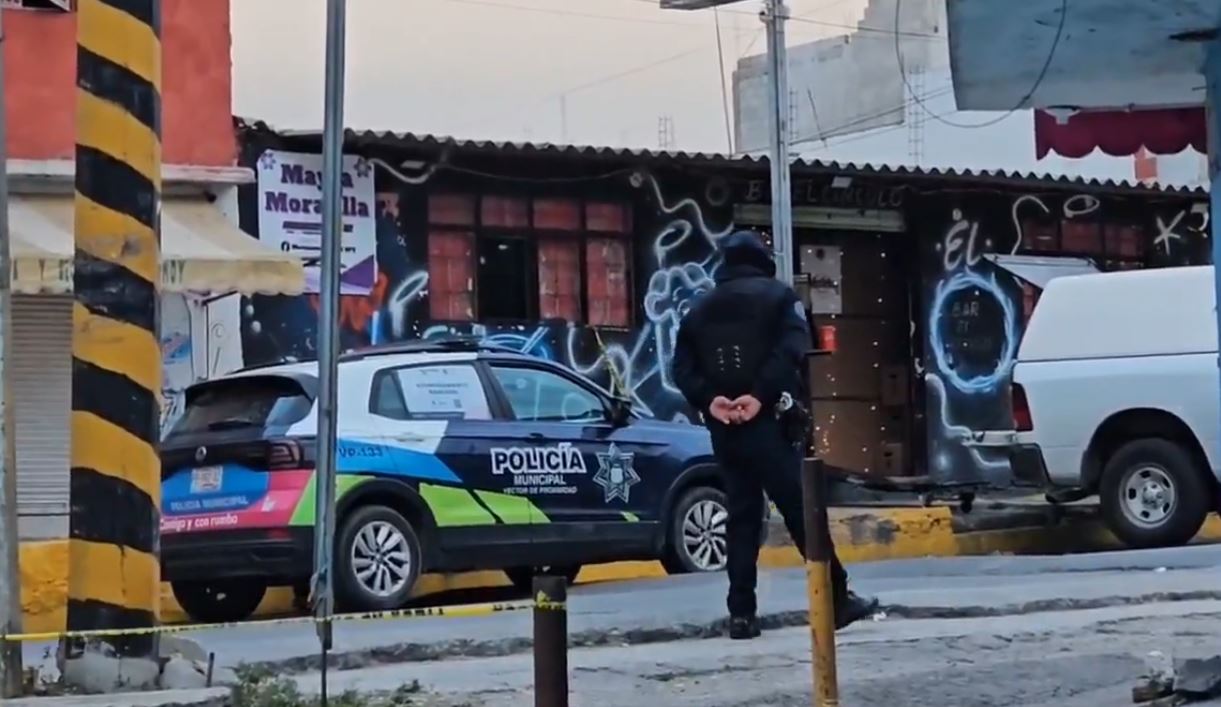 Balacera en bar de San Pablo Xochimehuacan deja una víctima mortal