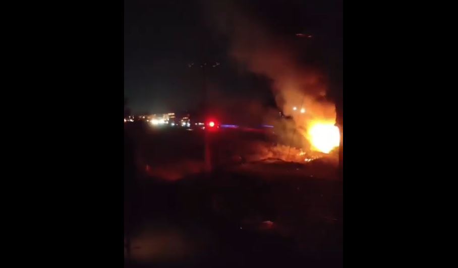 Foto: Cortesía Incendio de tractocamión cierra la autopista Puebla-Orizaba en Amozoc