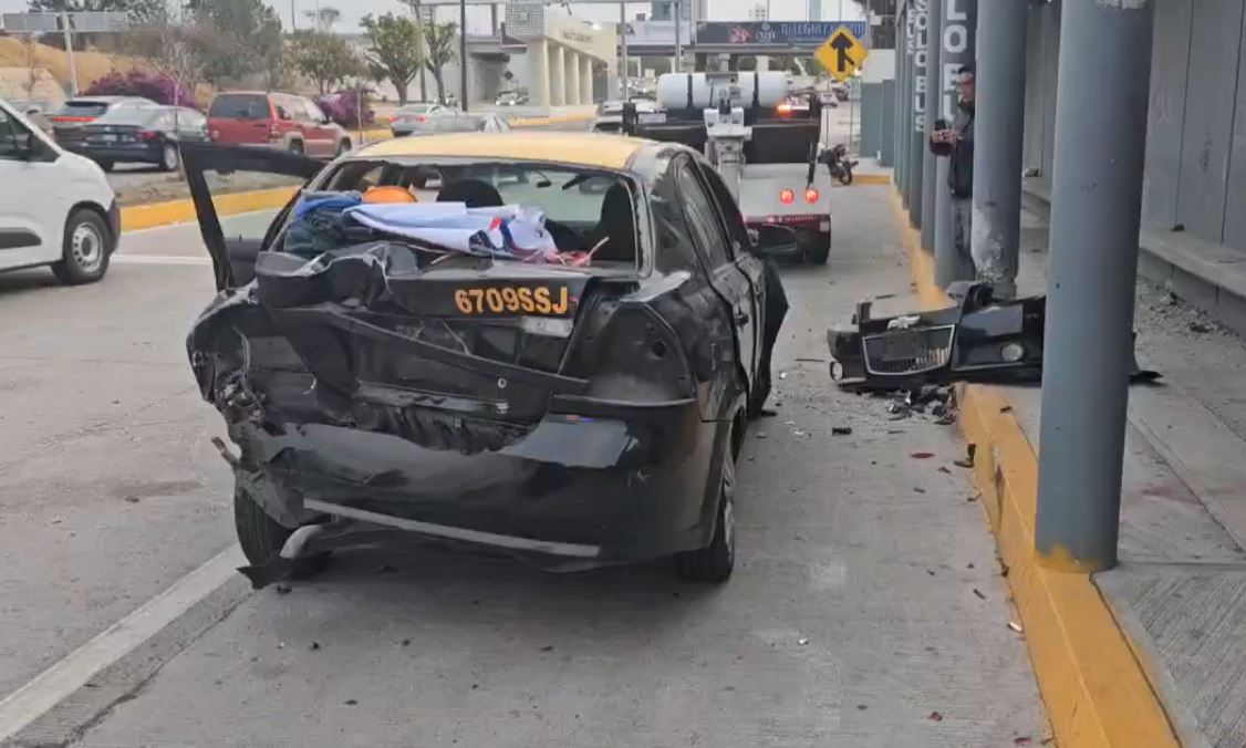 Foto: Cortesía Tres accidentes en la Vía Atlixcáyotl complican tráfico este miércoles