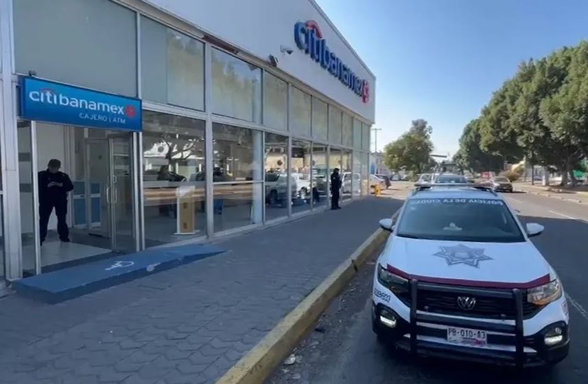 Foto: Cortesía Robo en sucursal Banamex de Puebla: investigan nuevo asalto al banco