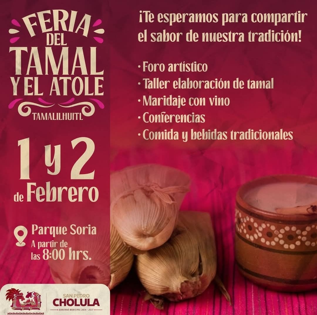 Por: Cortesía Lula Pineda San Pedro Cholula lanza invitación a compartir el sabor del tamal a productores cholultecas
