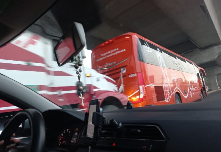 Foto: Cortesía Choque en la autopista México-Puebla genera caos vial esta mañana