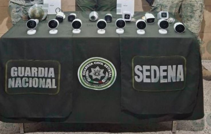 Foto: Cortesía Fuerzas de seguridad desmantelan red de vigilancia y punto de droga en SLP