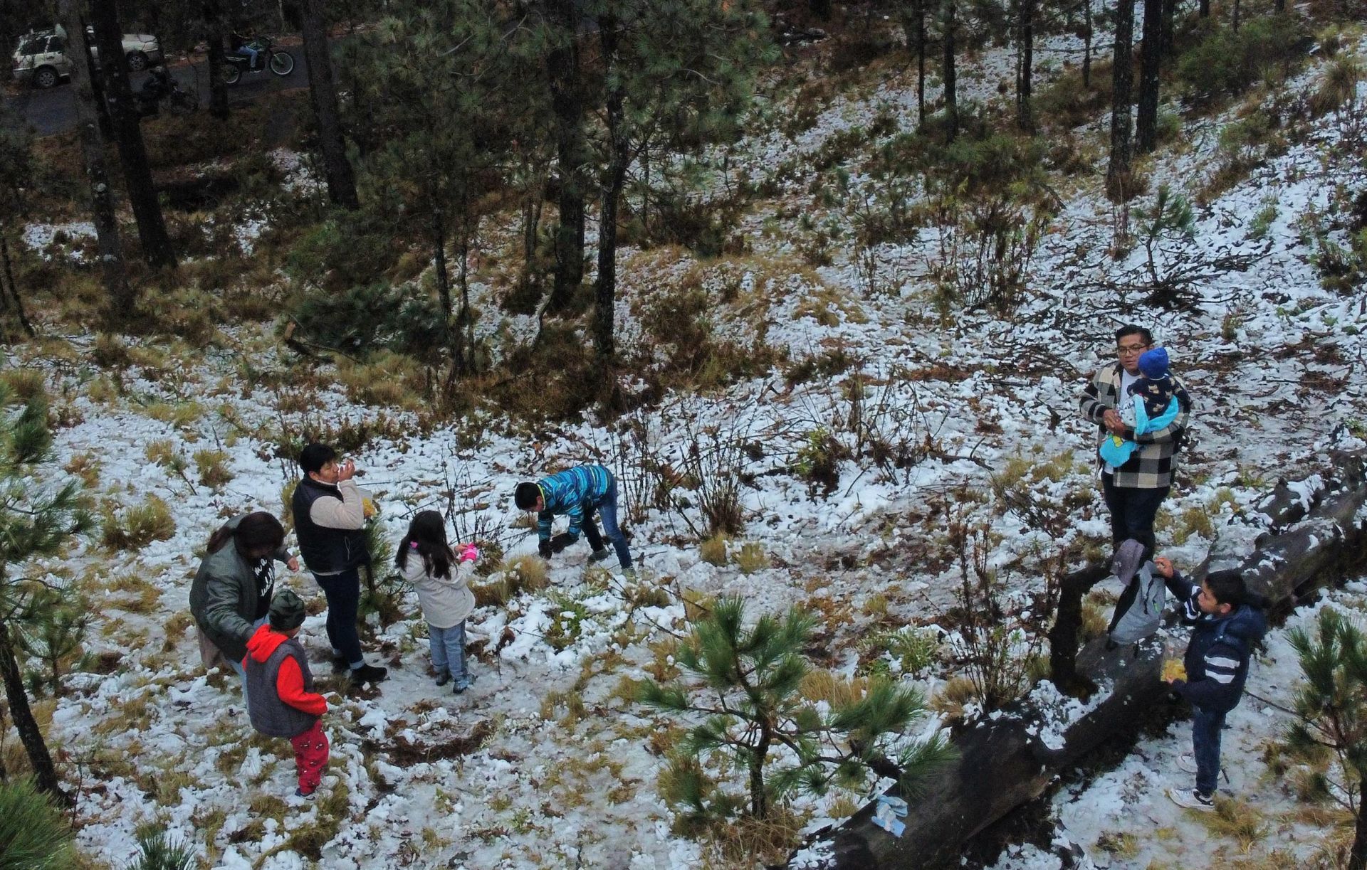Foto: Cortesía Pronostican nieve y aguanieve en volcanes y zonas altas de México