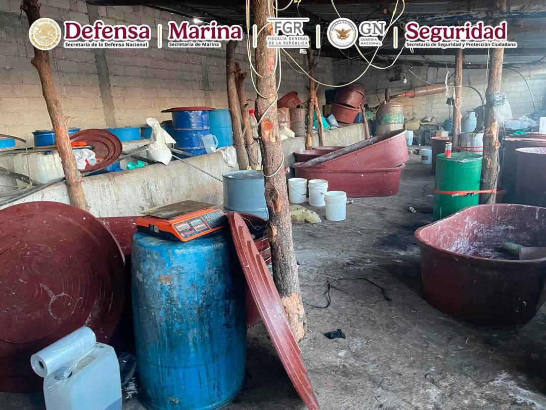 Fuerzas federales desmantelan dos narcolaboratorios en Tlaxcala