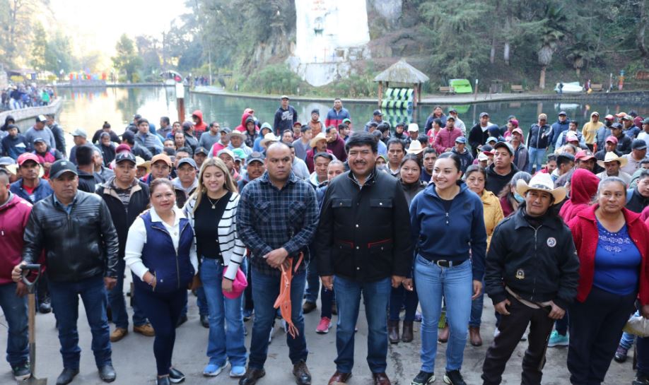 Foto: Cortesía Inicia Programa de Obra Comunitaria en Chignautla: Unión y Mejora de Espacios
