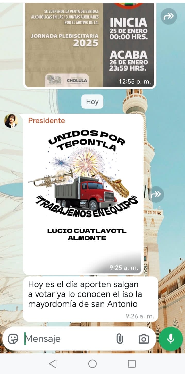 Por: Cortesía Lula Pineda Responsabilizan a Leonardo Cuatlayotl por hechos violentos de Tepontla