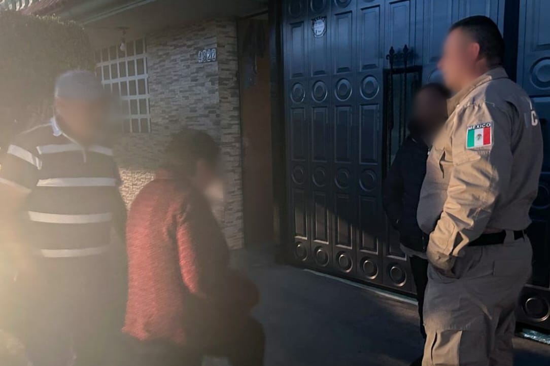 Foto: Cortesía Rescatan a adulto mayor extraviado y lo reúnen con su familia en Puebla