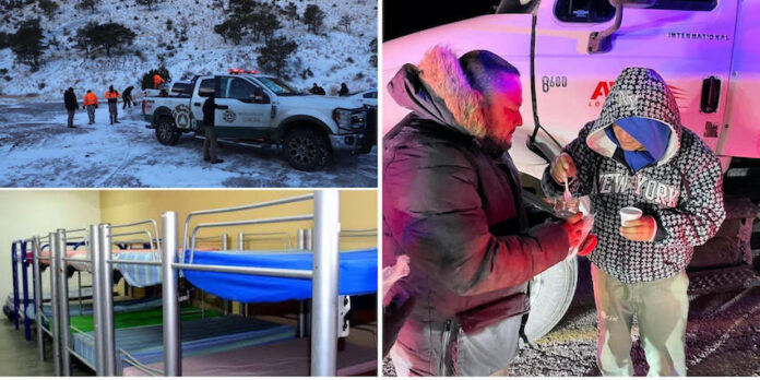 Foto: Cortesía Frente Frío 25 impacta Sonora: habilitan refugios y toman medidas ante nieve y frío extremo