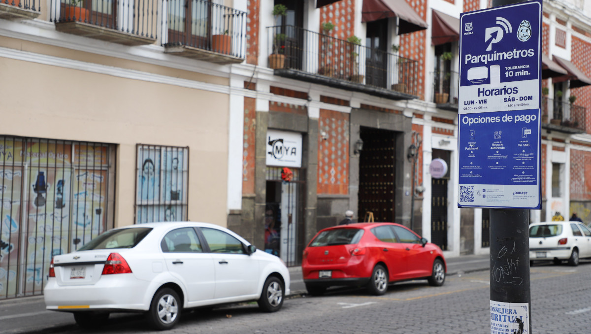 Foto: Cortesía egidor Leobardo Rodríguez Descarta Suspensión de Parquímetros en Puebla