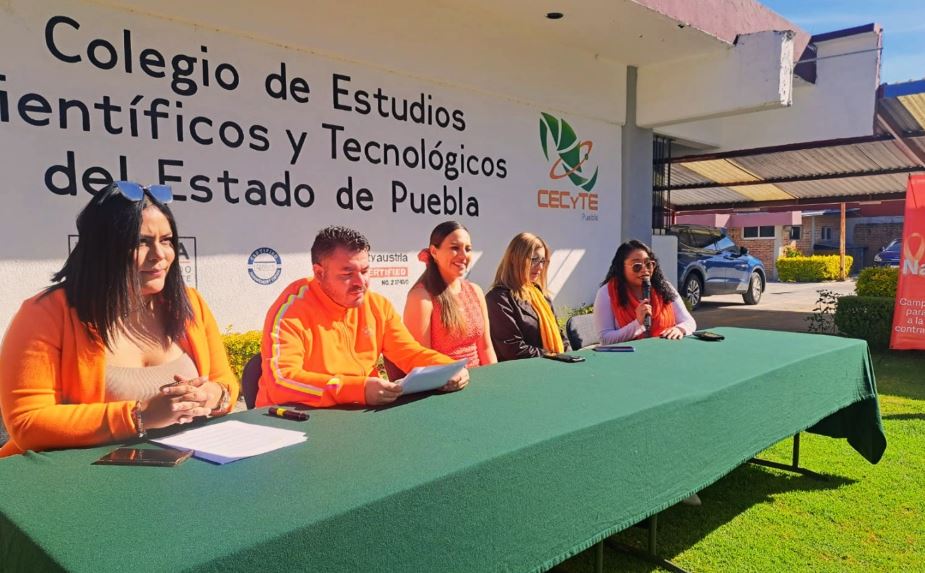 Foto: Cortesía CECyTE Puebla celebra el Día Naranja con jornada sobre respeto y violencia