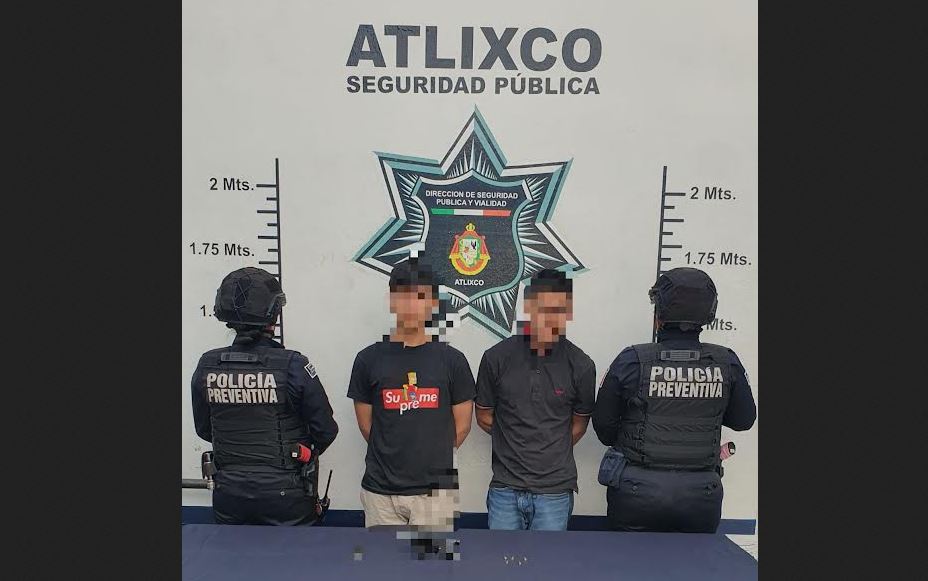 Foto: Cortesía Captura de asaltantes en Atlixco: Policía interviene rápido en Lomas Verdes