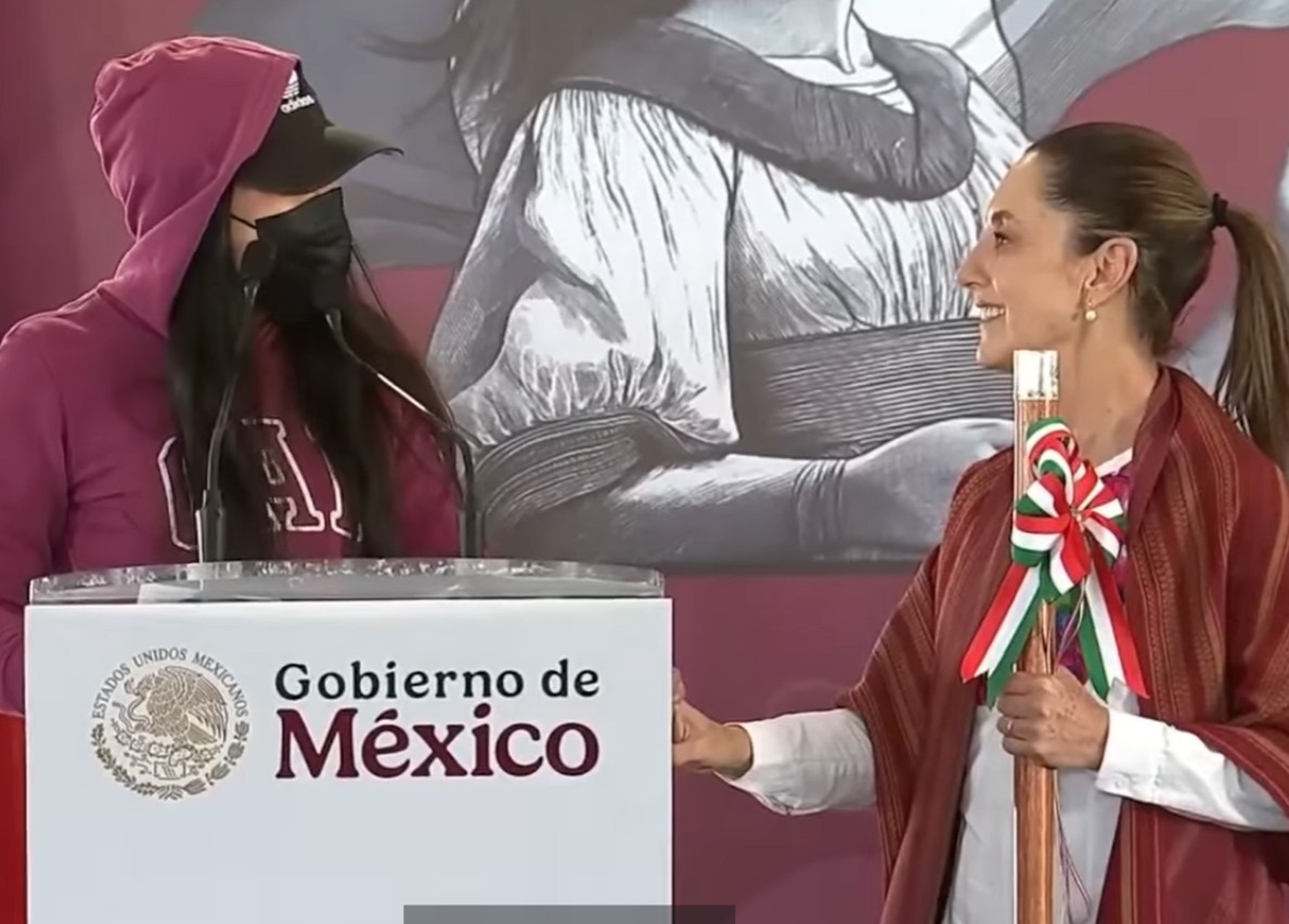 Foto: Cortesía Claudia Sheinbaum sobre María Elena Ríos: "Su agresor está detenido"