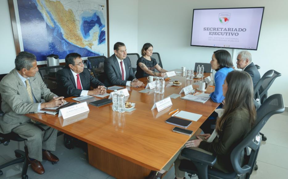 Foto: Cortesía Gobernador de Puebla refuerza seguridad en reunión con el Gobierno Federal