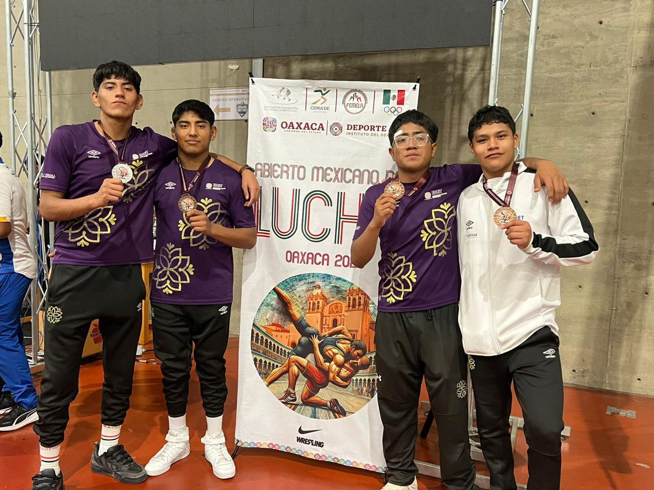 Foto: Cortesía Técnicos locales brillan en el Abierto Mexicano de Luchas Asociadas