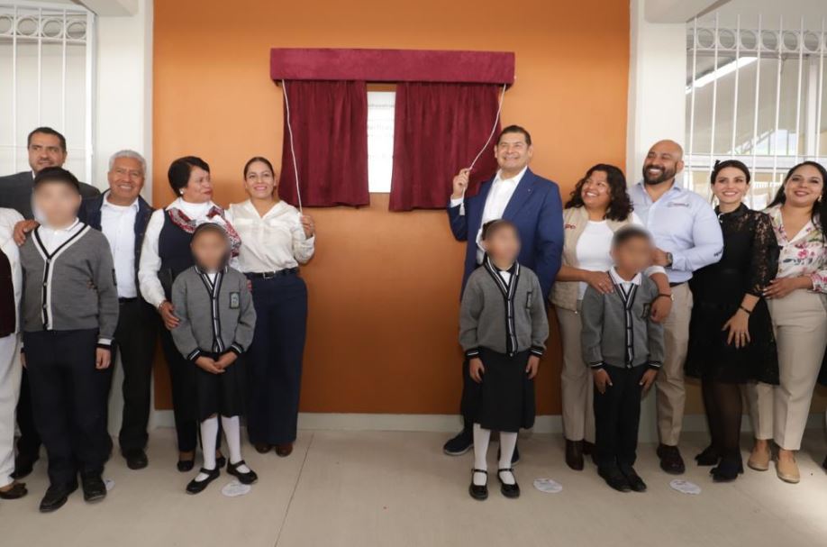 Foto: Cortesía Gobernador Alejandro Armenta inaugura nuevos espacios educativos en San Andrés Cholula