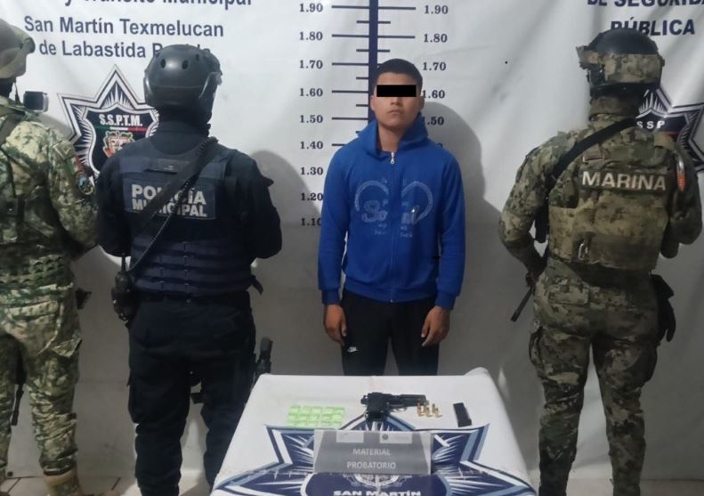 Foto: Cortesía Detienen a presunto integrante de “Los Sapos” en Texmelucan