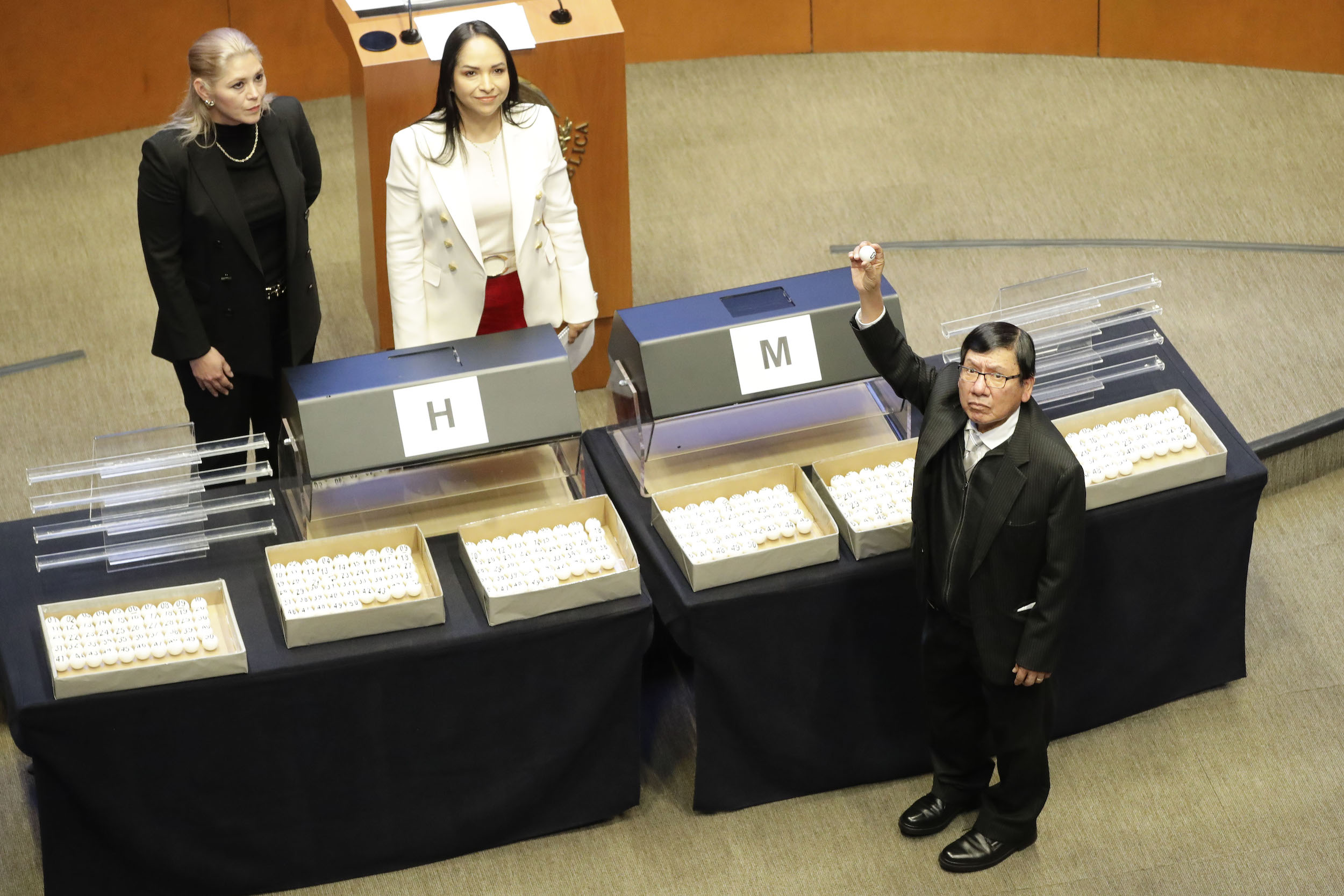 Foto: Cortesía Elección histórica en el Poder Judicial: Fernández Noroña concluye sorteo