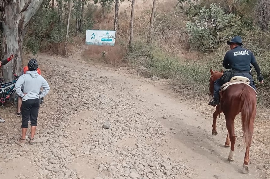 Por: Cortesía Lula Pineda Recorridos Preventivos de Seguridad en el Cerro Zapotecas