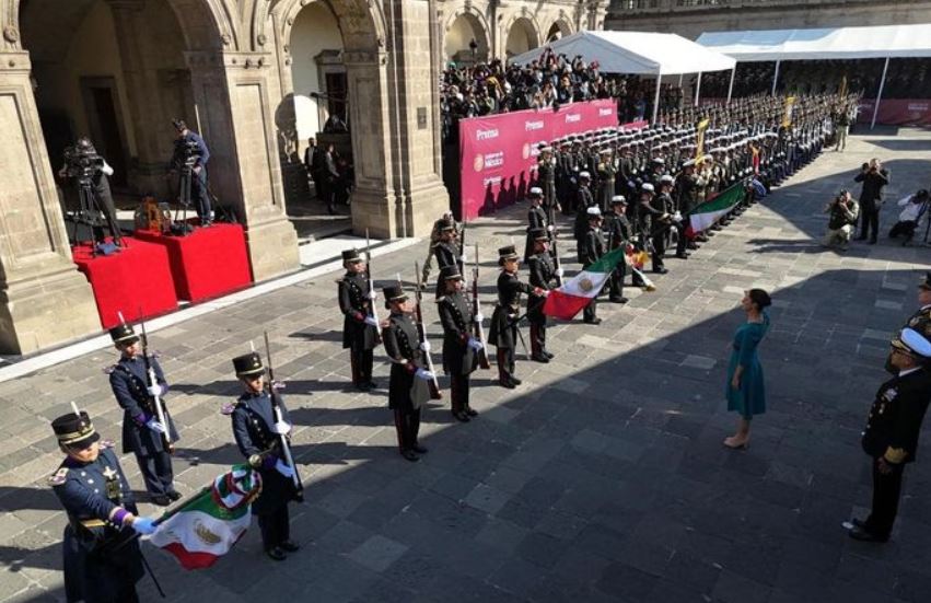 Foto: Cortesía Claudia Sheinbaum encabeza ceremonia por el 112 Aniversario de la Marcha de la Lealtad