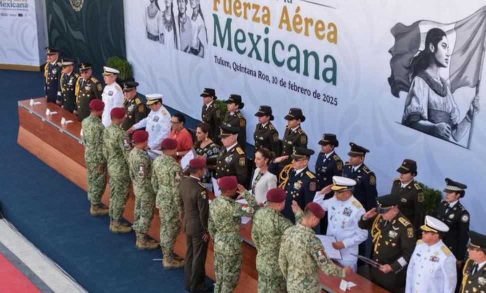Foto: Cortesía Claudia Sheinbaum celebra 110 años de la Fuerza Aérea Mexicana