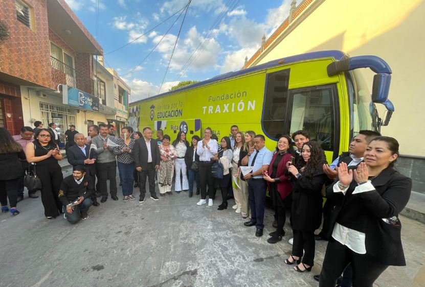 Foto: Cortesía Aula Móvil lleva educación a comunidades vulnerables en Puebla