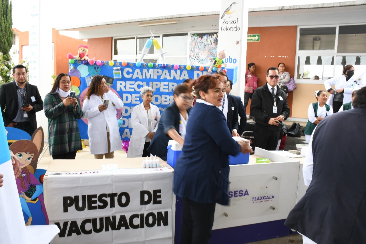 Foto: Cortesía Tlaxcala, líder nacional en vacunación contra Influenza, VPH y Covid-19