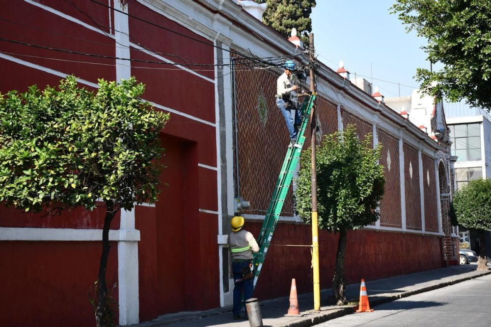 Foto: Cortesía Ayuntamiento de Puebla lanza el programa “Descableando” para mejorar la imagen urbana